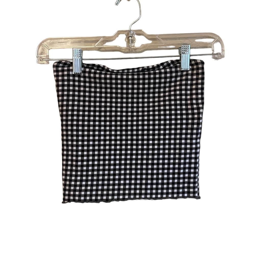 checker tube top